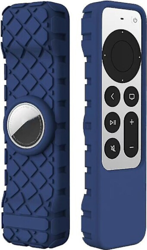 Fjernkontrolldeksel for Apple TV 4k 2021-modell Airtag Anti-tap Beskyttende deksel