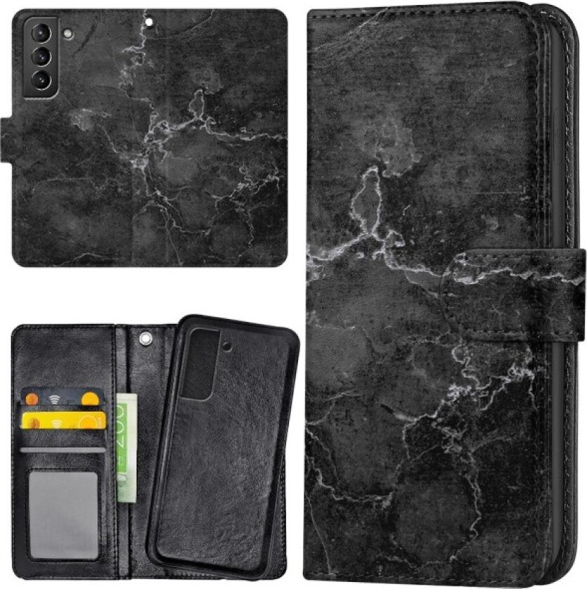 Samsung Galaxy S22 - Lommebok Deksel Marmor