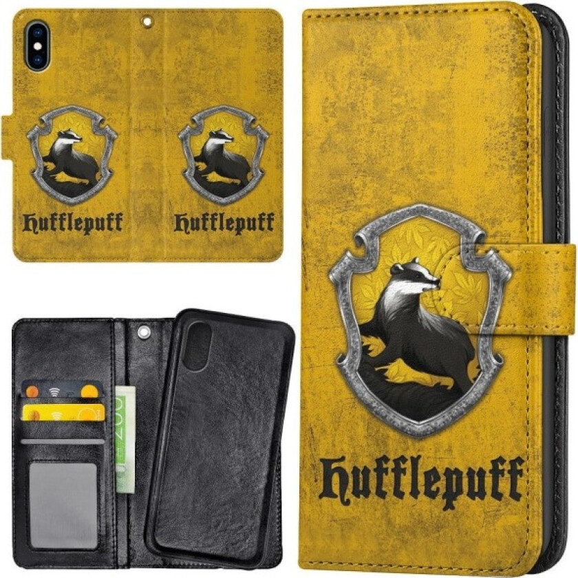 iPhone XR - Lommebok Deksel Harry Potter Hufflepuff