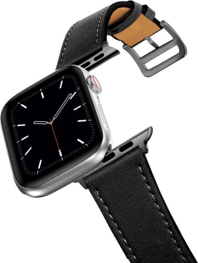 Ekte Lær Loop Armbånd Belte Rem for Apple Watch SE 7654 42MM 38MM 44MM 40MM Stropp på Smart iWatch 3 Klokkebånd 45mm