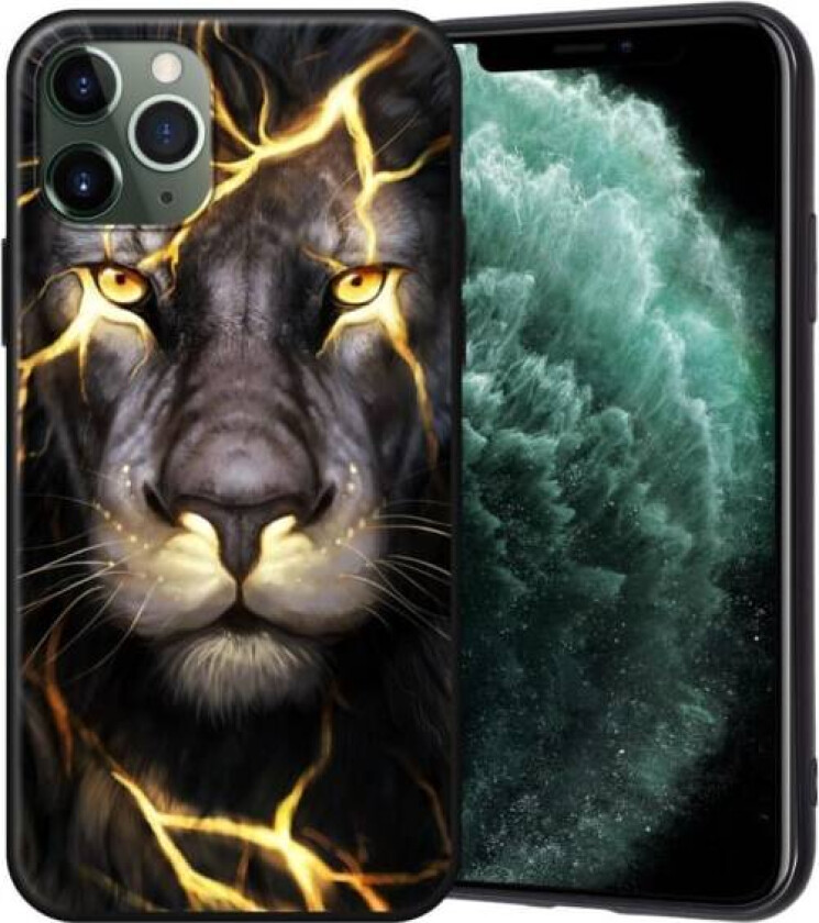 Kult deksel for alle iPhone 14-modeller med løver og lyn