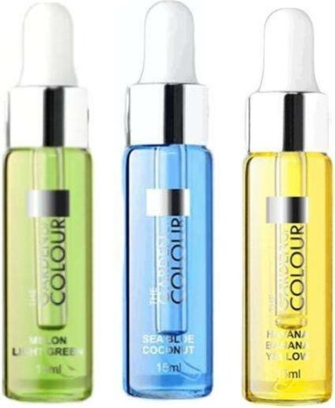 3-pakning - Cuticle Oil - Melon, Kokos, Banan - 15ml