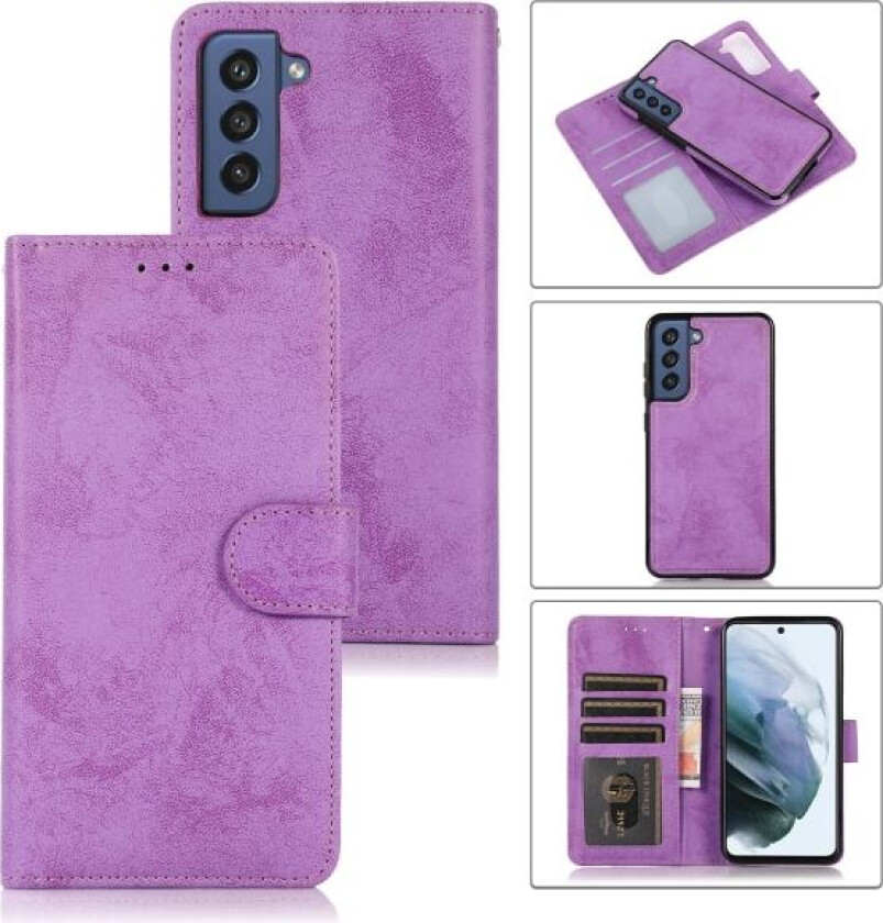 Samsung Galaxy S21 FE - Stilrent LEMAN lommebokdeksel