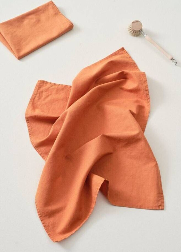 KIT kjøkkenhåndkle 2-pk Rust orange