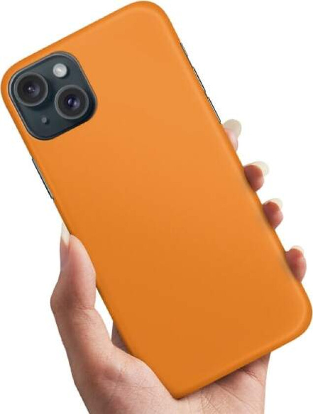 iPhone 15 - Deksel/Mobildeksel Oransje