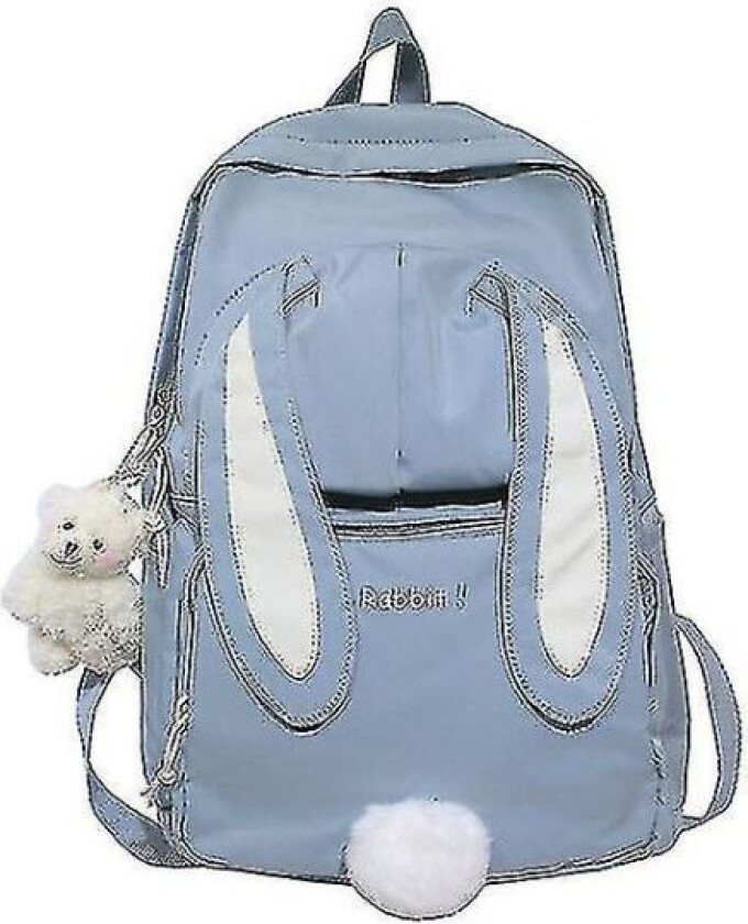 Søt Kanin Ung Jente Skole Ryggsekk Kvinne Stor Kapasitet Kawaii Ryggsekk Mochila Rosa Kvinne Bagpack Nylon Tegneserie Skoleveske