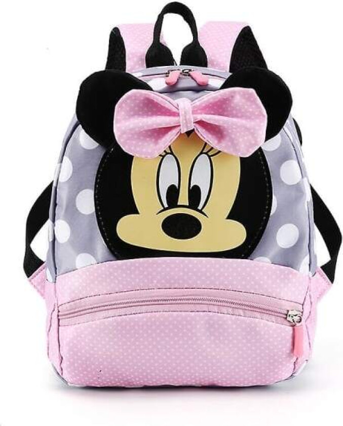 Disney Anime Tegneserie Ryggsekk For Baby Gutter Jenter Minnie Mickey Mouse Barn Søt Skoleveske Barnehage Barn Leke C