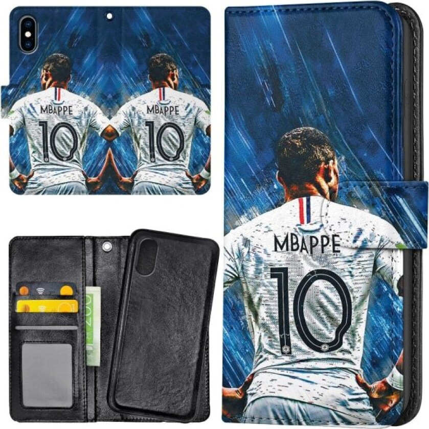 iPhone X/XS - Lommebok Deksel Mbappe