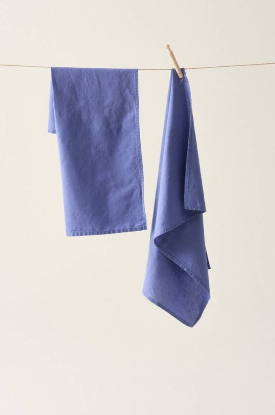 KIT kjøkkenhåndkle 2-pk Blå lavendel