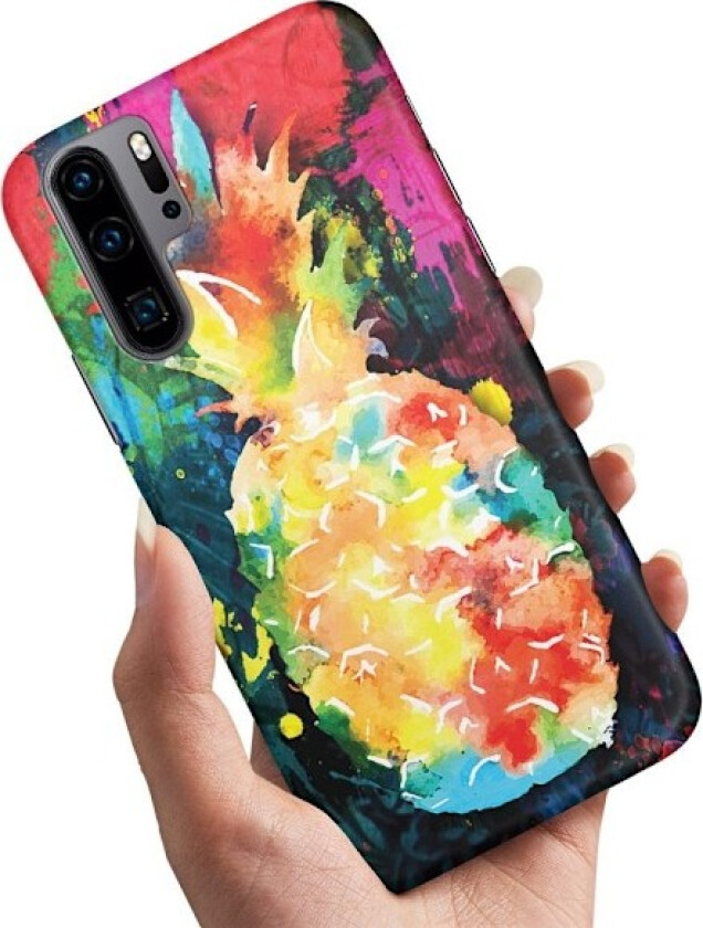 Huawei P30 Pro - Deksel/Mobildeksel Regnbue Ananas