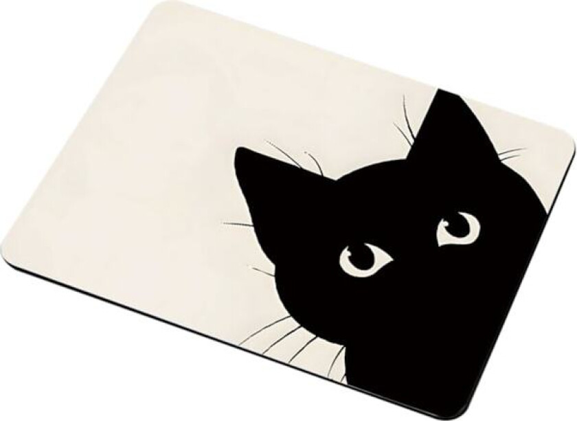 Morsom Musematte Søt Katt Trykk Rektangel Personlig Musematter Sklisikker Musematte Liten Kontor Datamusematte