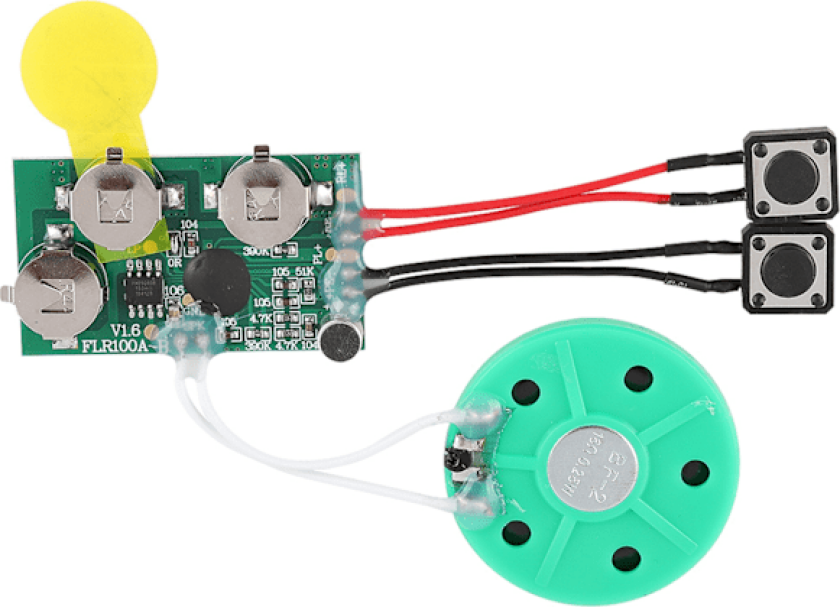 DIY gratulasjonskort-brikke 120 sekunder opptakbar stemme lydchip-modul