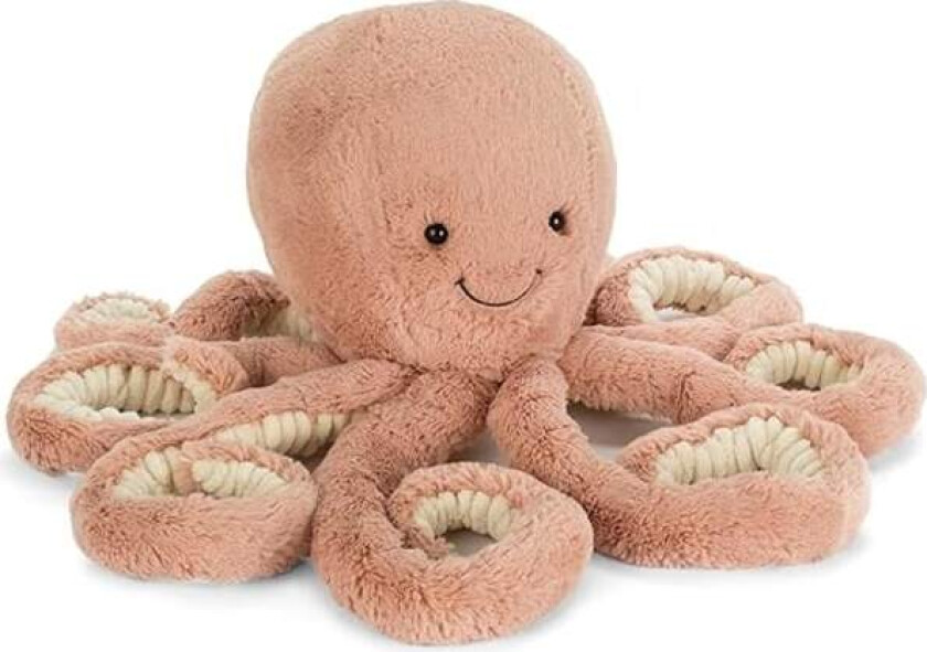 Jellycat Odell Octopus Tentakler Kosedyr Myk Leke - Liten - 40 cm