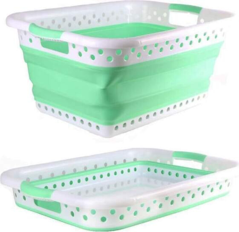 Sammenleggbar Vaskekurv / Kurv - 39L