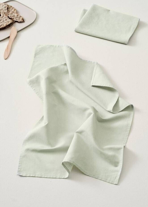 KIT kjøkkenhåndkle 2-pk Lys tåkegrønn