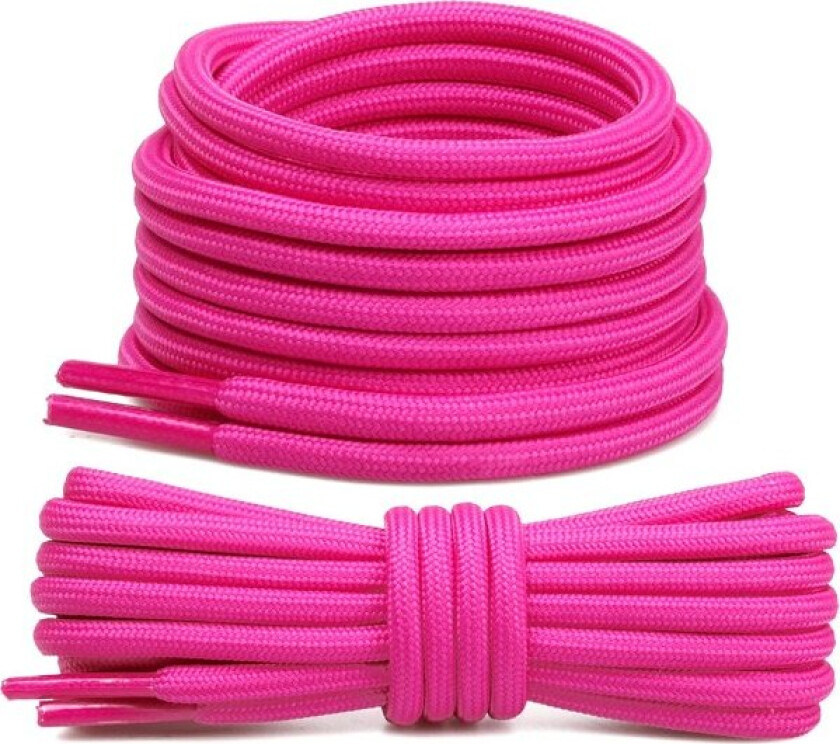 Rosa - 2 par med 4,5 mm runde skolisser for forsterkede lisser for