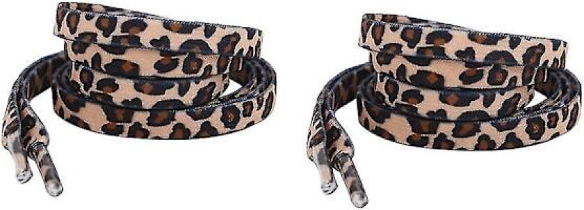 Klassiske flate skolisser i par, kreative skolisser, kule skolisser (leopard)