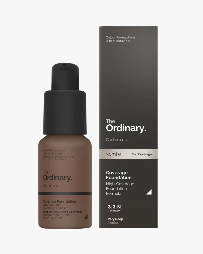 Coverage Foundation SPF 15 30 ml (Farge: 3.3 N Very Deep Neutral)