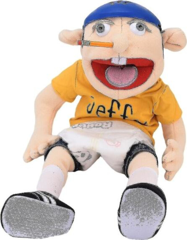 Bilde av 60cm Jeffy Dukke Jeffy Hånddukke Plysj Leke Utstoppet Dukke Barnebursdagsgave Leke Ny