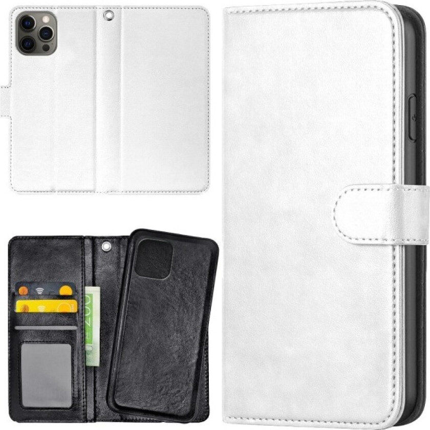 iPhone 15 Pro Max - Lommebok Deksel Hvit