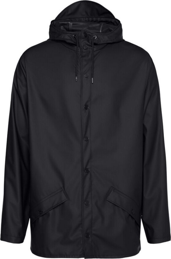 Rains Unisex Jacket S, Black