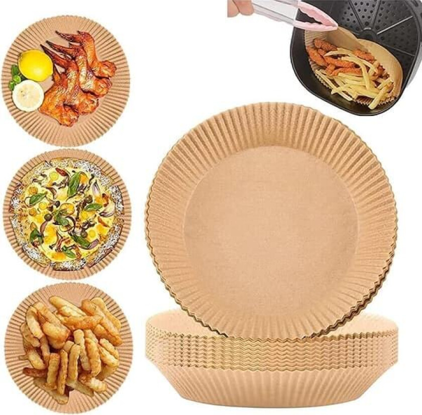 400-pakning - AirFryer Papir - 16 cm Air fryer_QQ