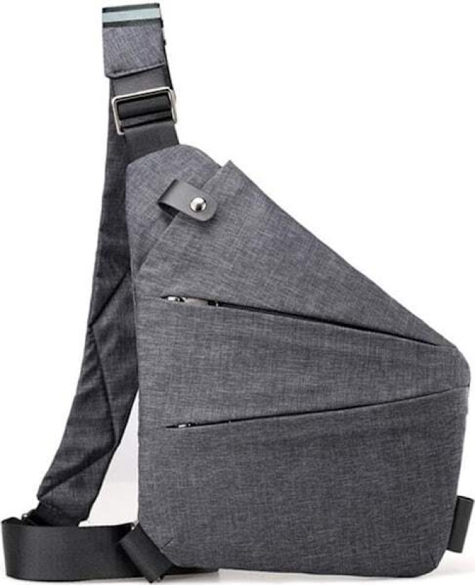 Tyverisikker Reiseveske, Skråveske Reise Vanntett Veske, Slank Sling Veske Skråveske Reiseveske, Avslappet Ryggsekk, Brystvesker for Menn, Reiser, Utendørs