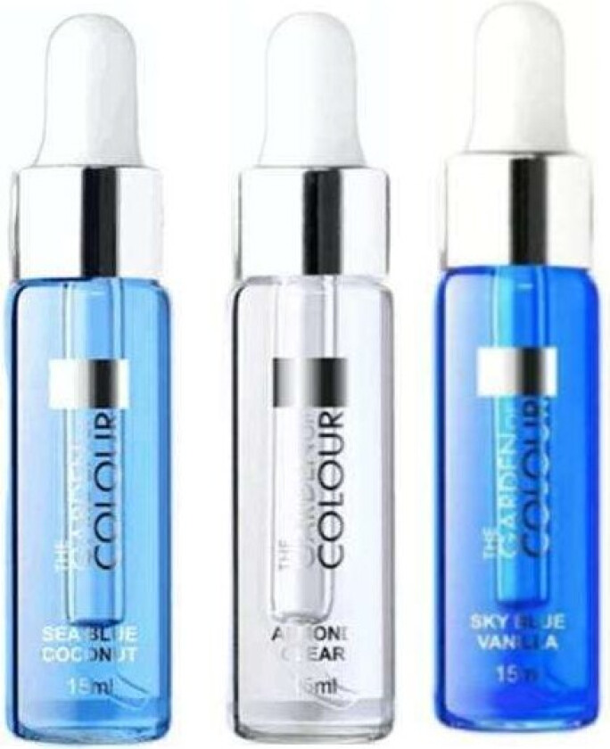 3-pakning - Cuticle Oil - Kokosnøtt, Mandel, Vanilje - 15ml