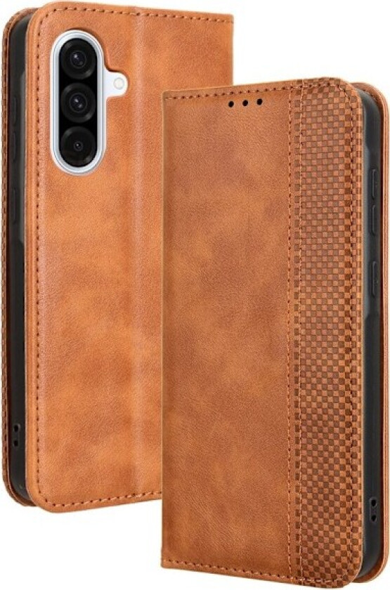 Til Samsung Galaxy A56 5G Lommebok-deksel - Brun