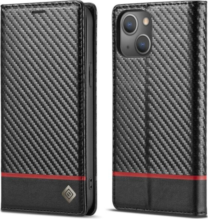 LC.IMEEKE Lommebok-deksel til iPhone 15 - Svart