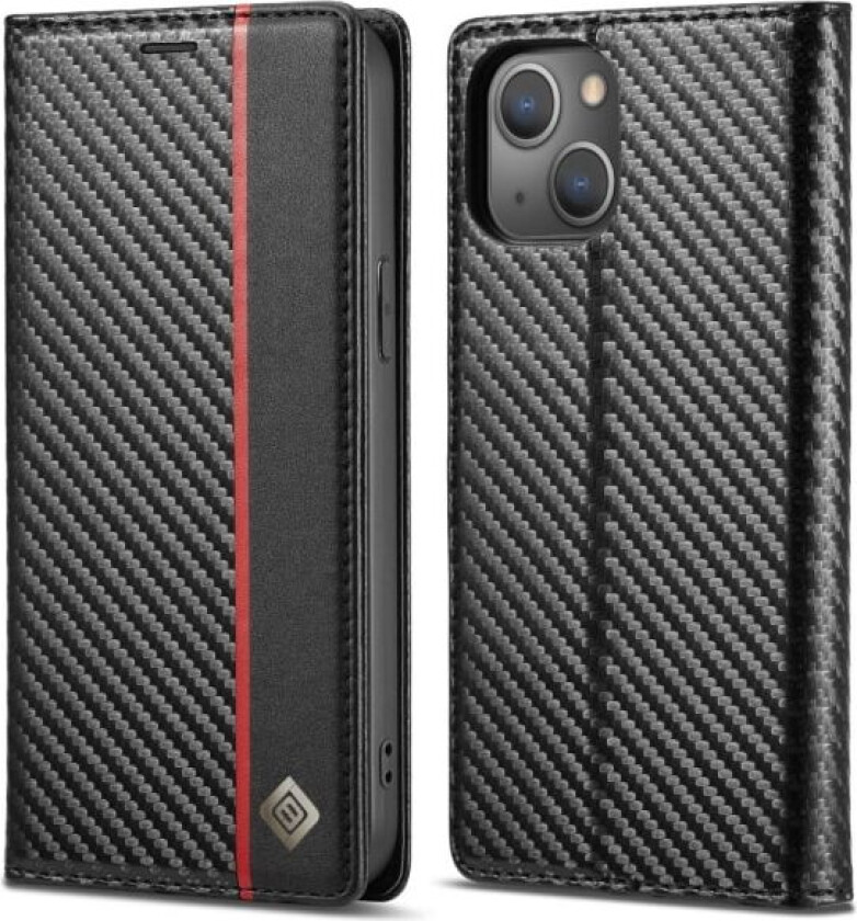 LC.IMEEKE Lommebok-deksel til iPhone 15 Plus - Svart