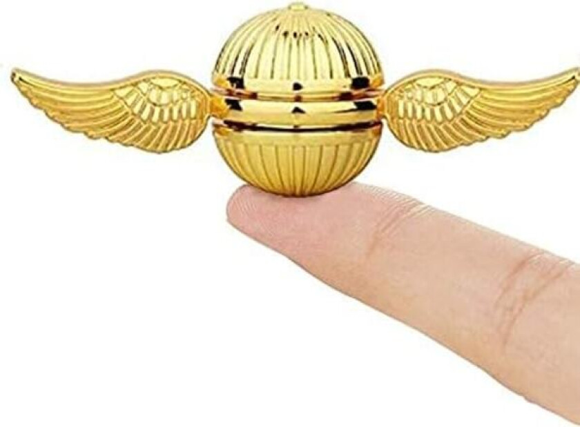Golden Sphere Fidget Spinner, Gullkule Metall Fingertupp Hånd Spinner, Evigvarende Bevegelse Spinning.