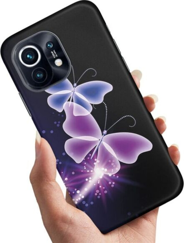 Xiaomi 11 Lite 5G NE - Deksel/Mobildeksel Lilla Sommerfugler