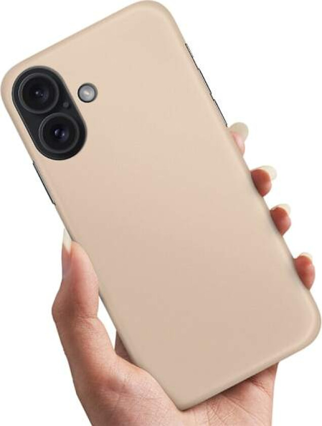 iPhone 16 - Deksel/Mobildeksel Beige