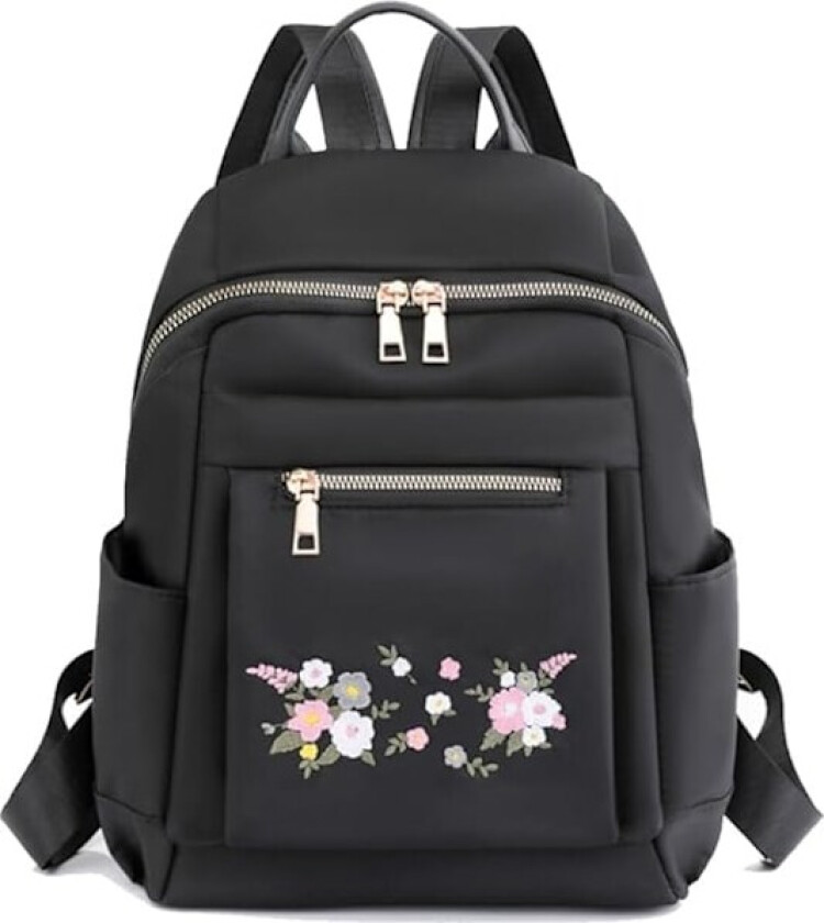 Ryggsekk for kvinner Nylon Skulderveske Liten Casual Ryggsekker for Kvinner antityveri Multifunksjon Skole Daglig Jenter