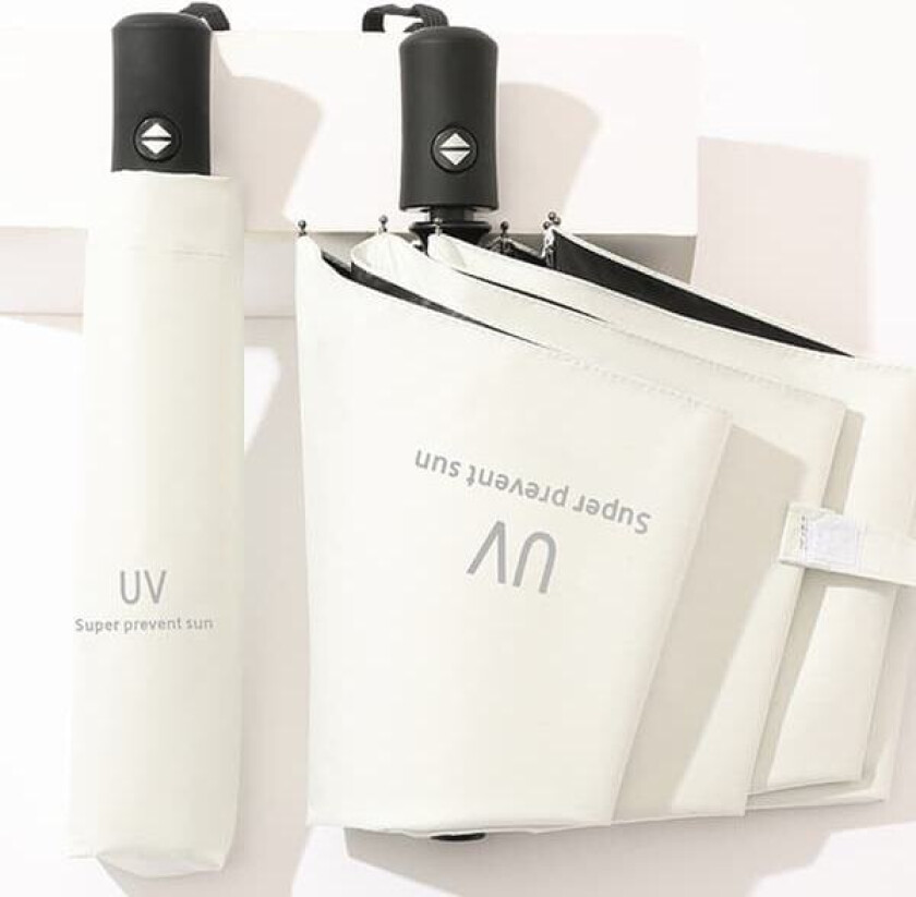 Automatisk sammenleggbar paraply med UV-beskyttelse_qq