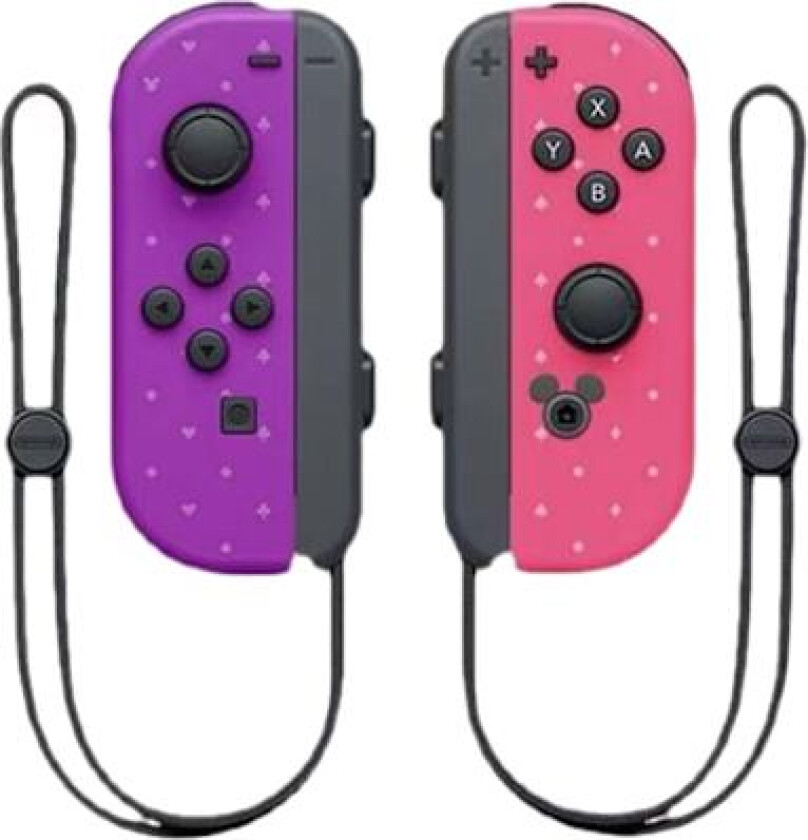 Nintendo Switch-kontroller Joycon trådløs Bluetooth-spillkontroll fjärrvekkelse med rep rosa+lilla
