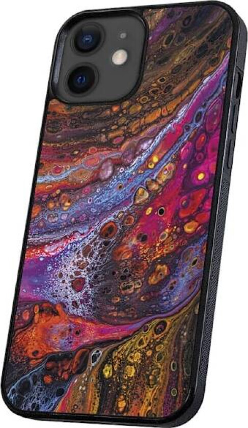 iPhone 12 Mini - Deksel/Mobildeksel Psykedelisk