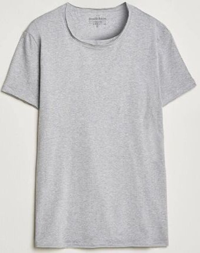 Crew Neck Relaxed Grey Melange