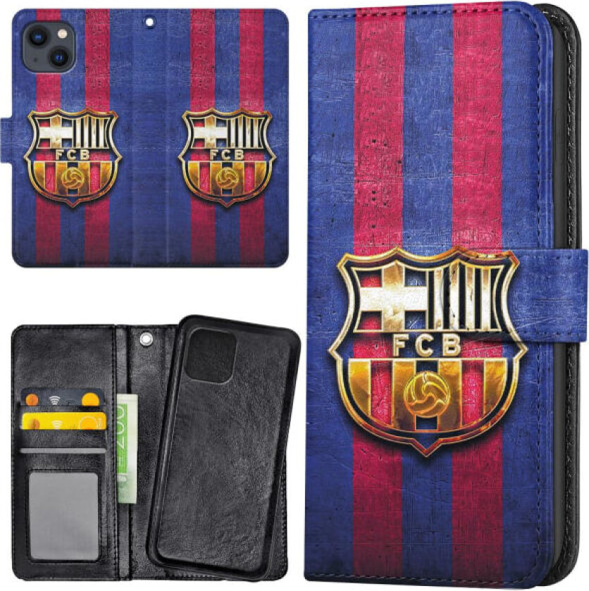 iPhone 14 - Lommebok Deksel FC Barcelona
