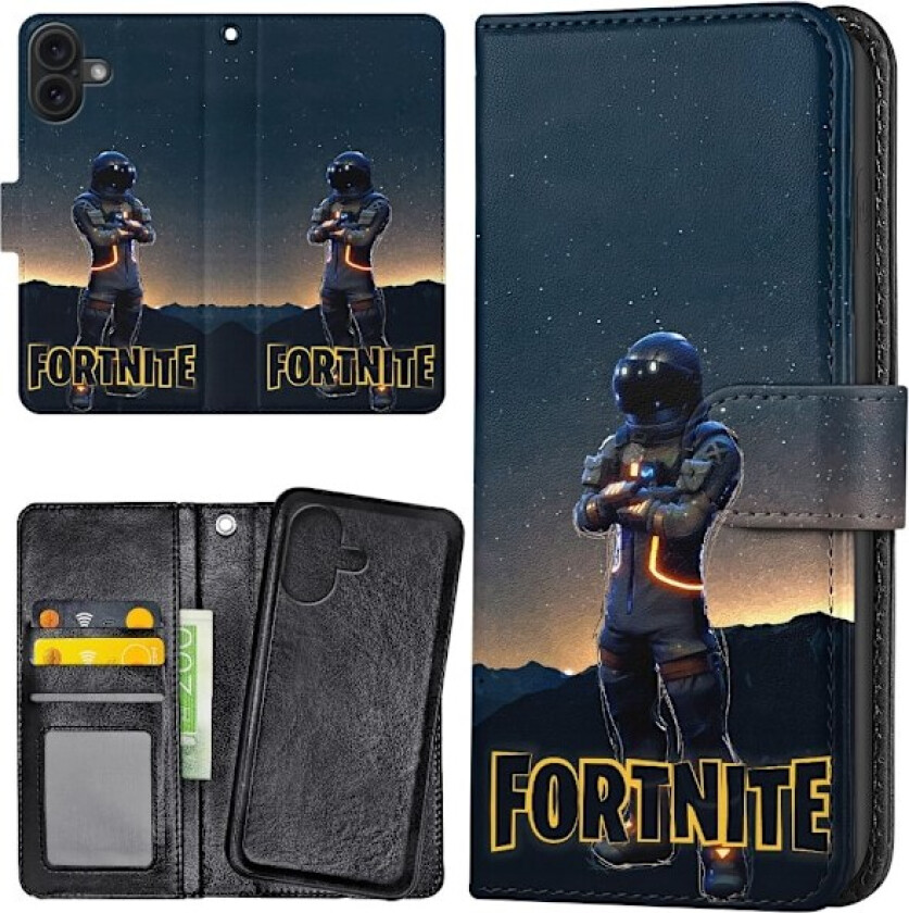 iPhone 16 Plus - Lommebok Deksel Fortnite