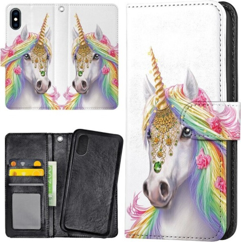 iPhone XR - Lommebok Deksel Unicorn/Enhjørning
