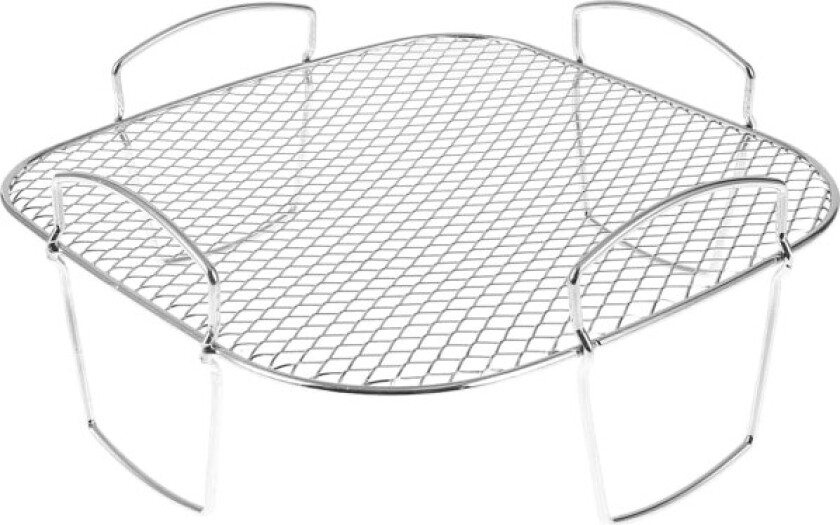 Air Fryer Rack Grillstativ Rustfritt Stål Dehydratorstativ Multifunksjonelt Stekestativ Toaststativ Air Fryer Tilbehør Robust Firkantstativ