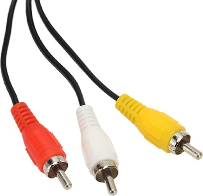 AV til HDMI-kabel 3 RCA til HDMI lyd- og videokonverter 3.3 fot