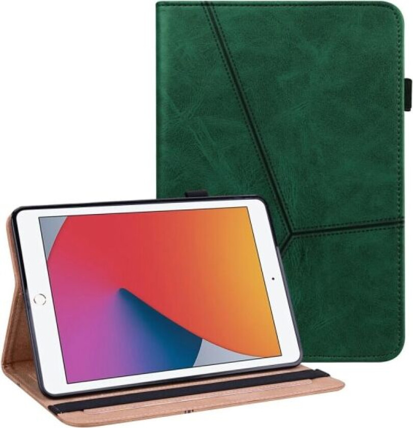 Til iPad 10.2 (2021)/(2020)/(2019) Sammenleggbart deksel - Grønn