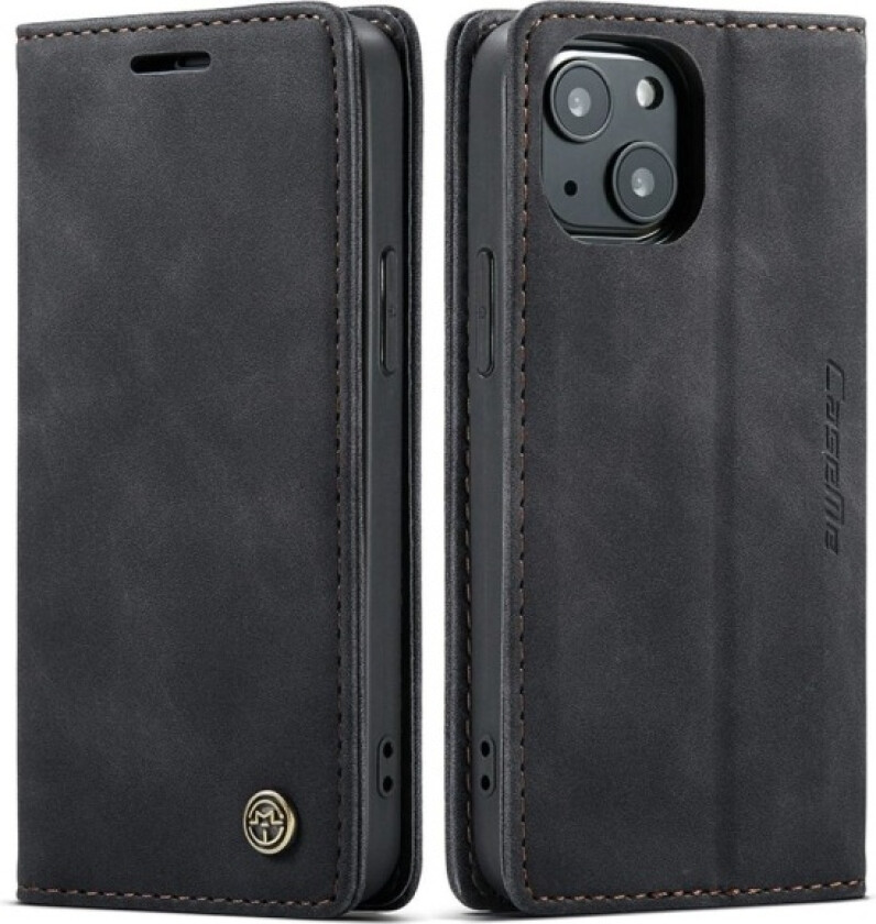 CASEME Lommebok-deksel iPhone 13 - Svart