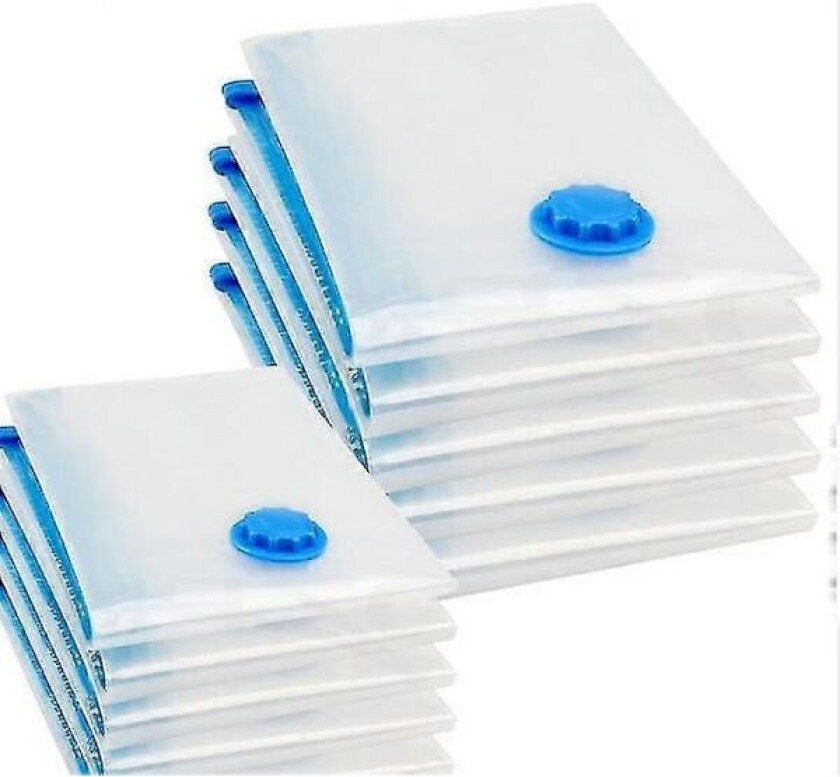 6 Stykker Xxl Vakuumposer, Dyner, Vakuumsett, Klærposer