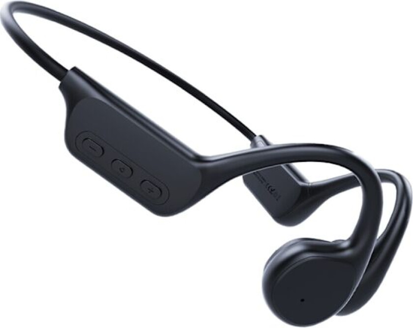 Benledende hodetelefoner - IPX8 vanntette svømmehodetelefoner med innebygd MP3-spiller 32G minne, Bluetooth 5.3 Open Ear Headset