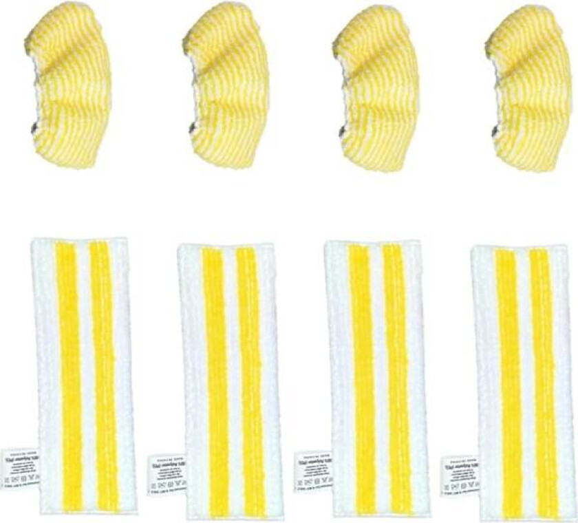 Bilde av 8 stk. dampmoppeputer for Karcher SC2 SC3 SC4 SC5 damprenser mikrofiber moppeklutsett