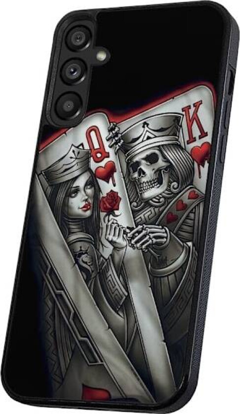 Samsung Galaxy S25 - Deksel/Mobildeksel King Queen Kortstokk